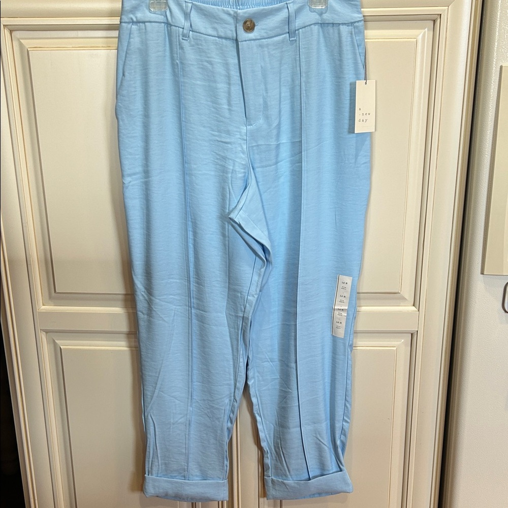 Light Blue Ankle Pants